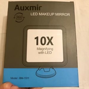 10x Lighted Magnifying Mirror Auxmir